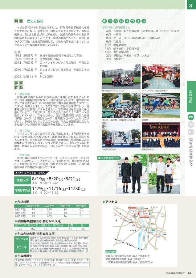 愛知の私立高校ガイドブック2025